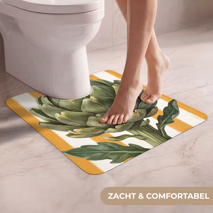 WC Mat - Artisjok - Modern - Groente — 5