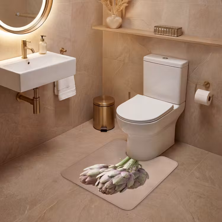 WC Mat - Artisjokken - Hangend - Groenten — 3