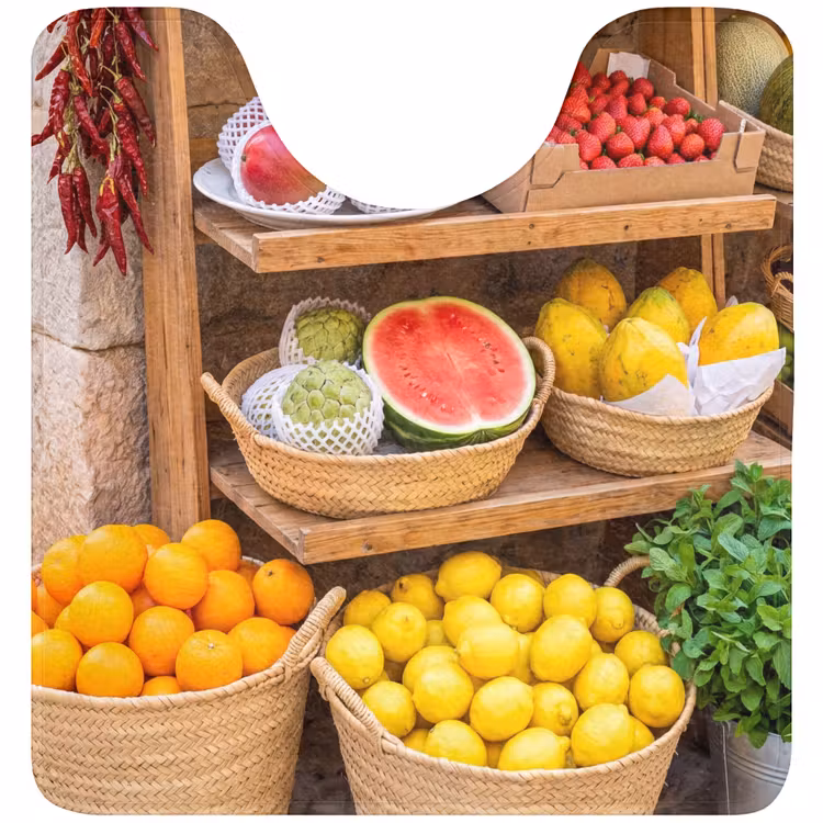 WC Mat - Fruit - Markt - Vers — 1