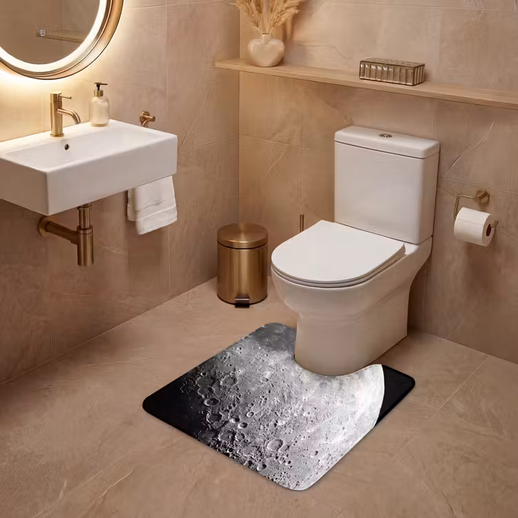 WC Mat - Maan - Kraters - Ruimte — 3