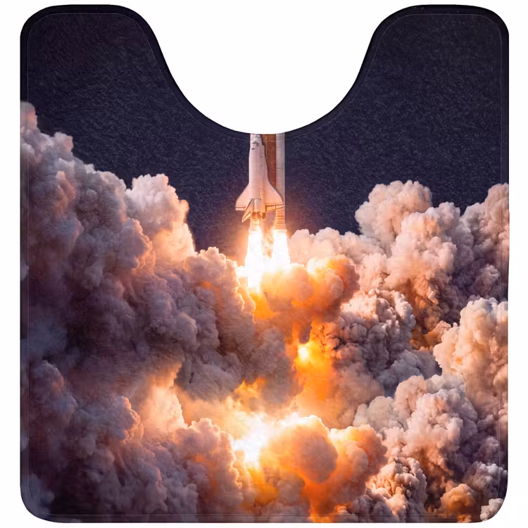 WC Mat - Ruimtevaartuig - Lancering - Sterren — 1