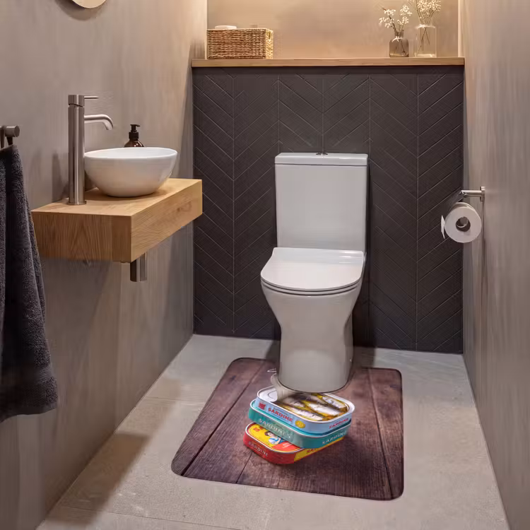 WC Mat - Vis - Blikjes - Keuken — 2