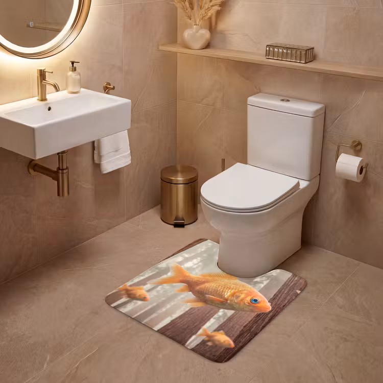 WC Mat - Vis - Bos - Fantasie — 3