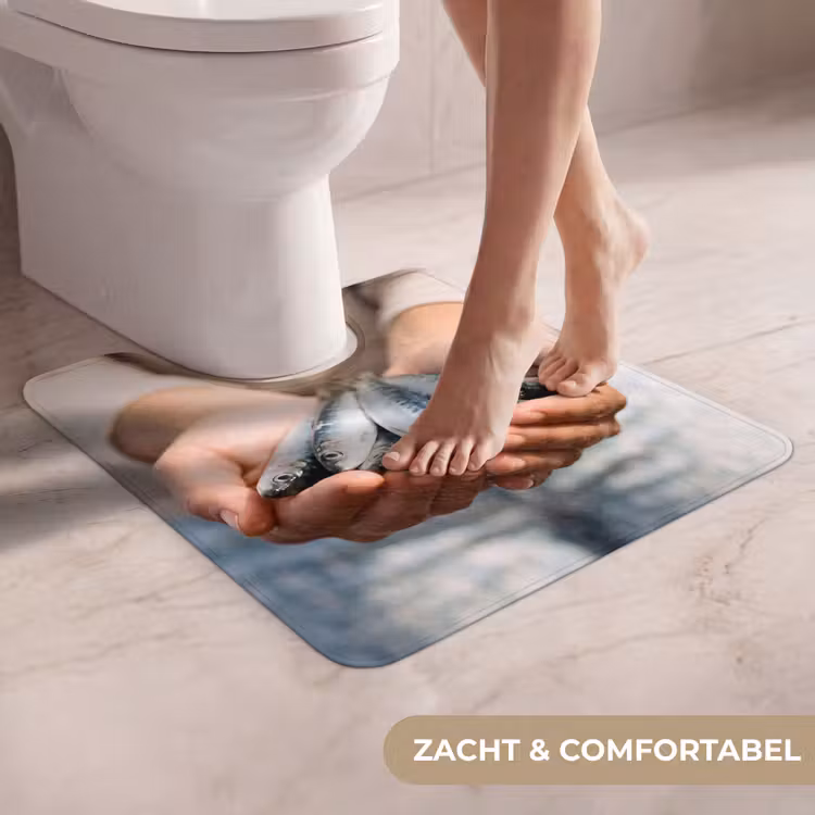 WC Mat - Vis - Handen - Natuur — 5