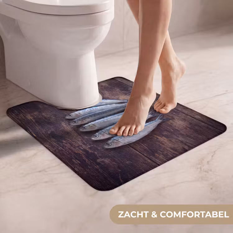 WC Mat - Vis - Hout - Eten — 5
