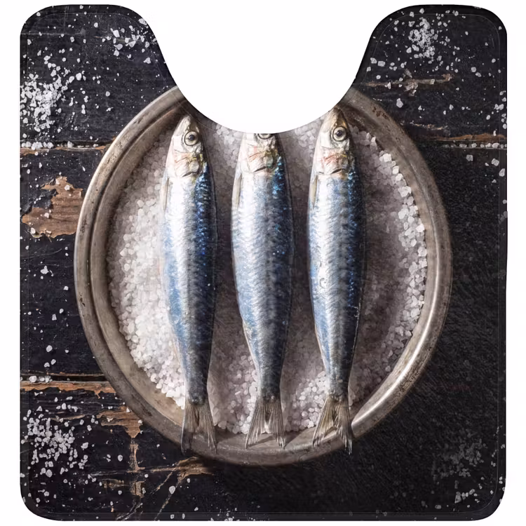 WC Mat - Vis - Zout - Eten — 1