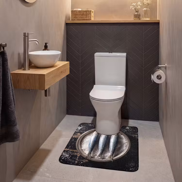 WC Mat - Vis - Zout - Eten — 2