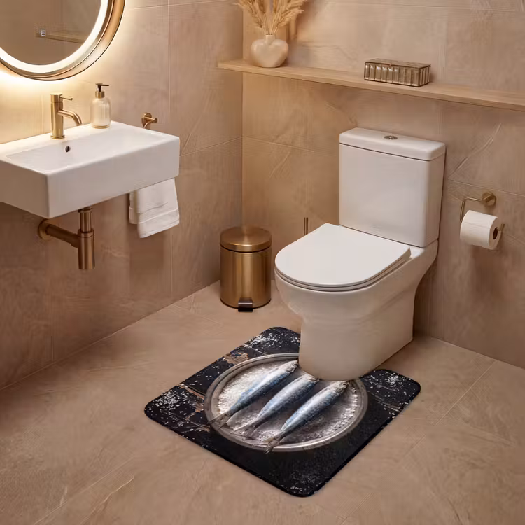 WC Mat - Vis - Zout - Eten — 3