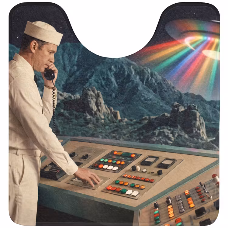 WC Mat - Man - Controlekamer - Strand — 1