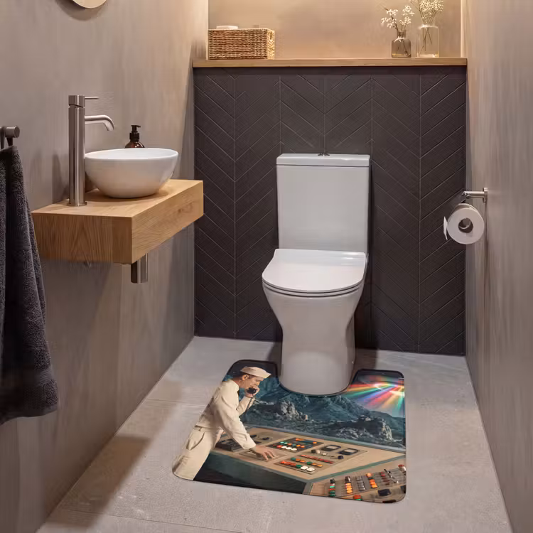 WC Mat - Man - Controlekamer - Strand — 2