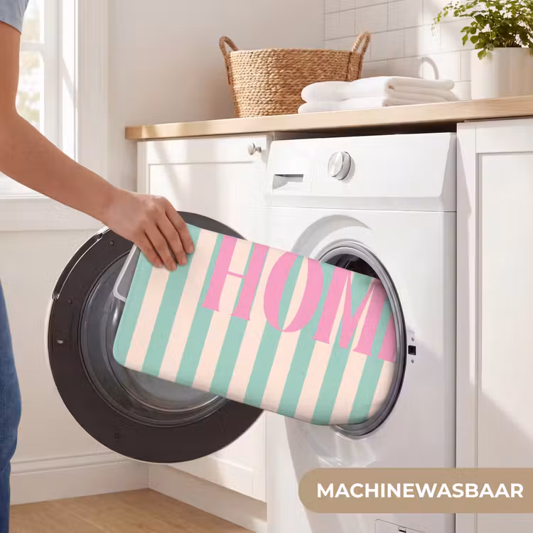 WC Mat - Roze - Groen - Strepen - Home — 5