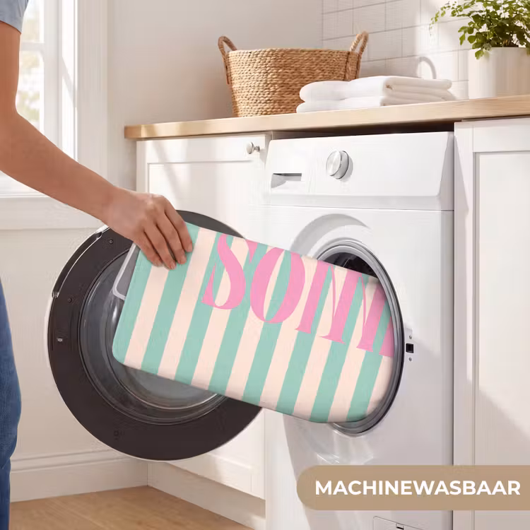 WC Mat - Roze - Groen - Strepen - Sonne — 5