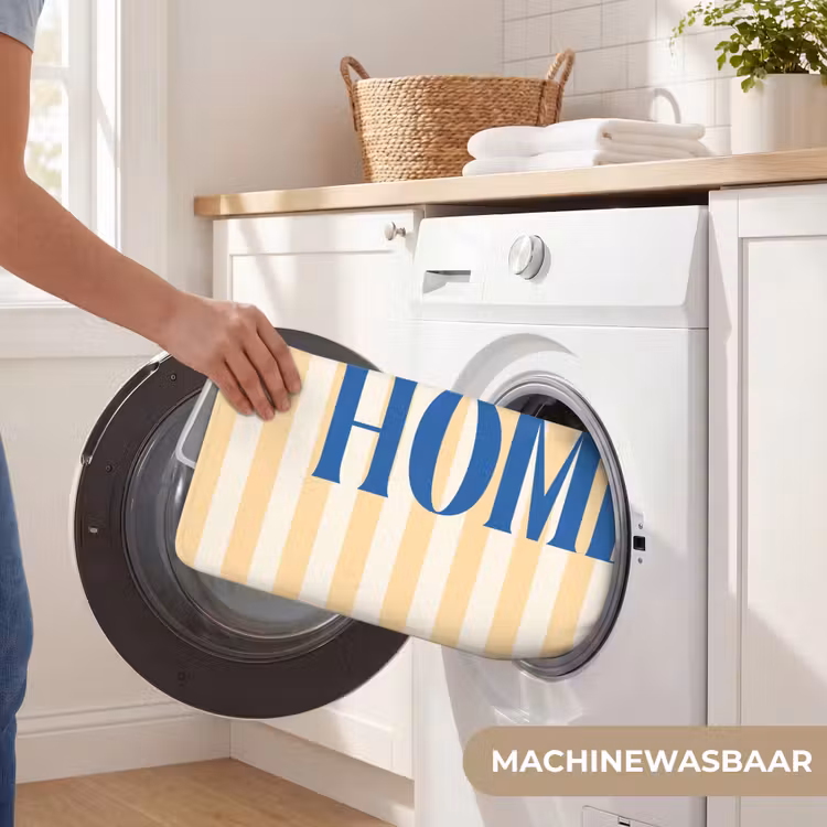 WC Mat - Blauw - Geel - Strepen - Home — 5