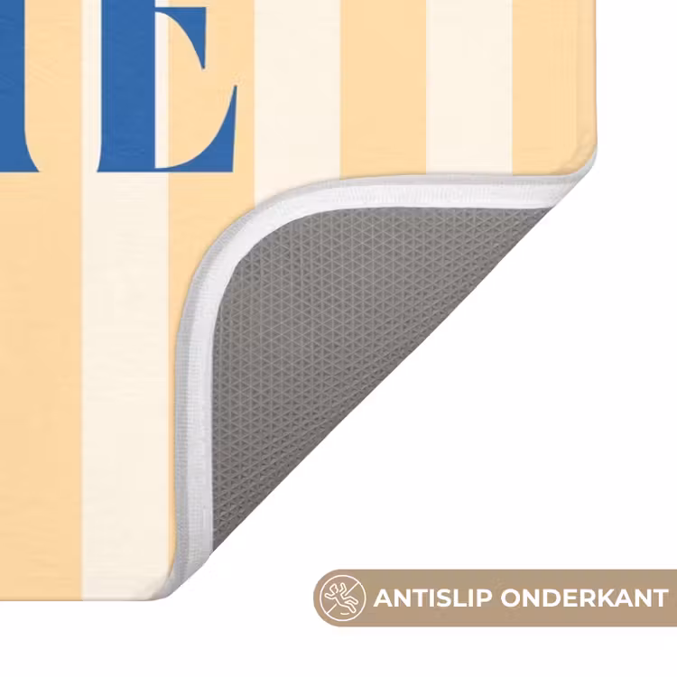 WC Mat - Blauw - Geel - Strepen - Liberté — 3