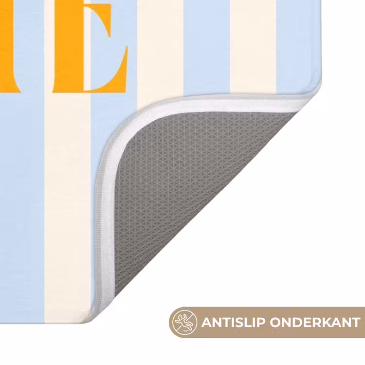 WC Mat - Oranje - Blauw - Strepen - Liberté — 3