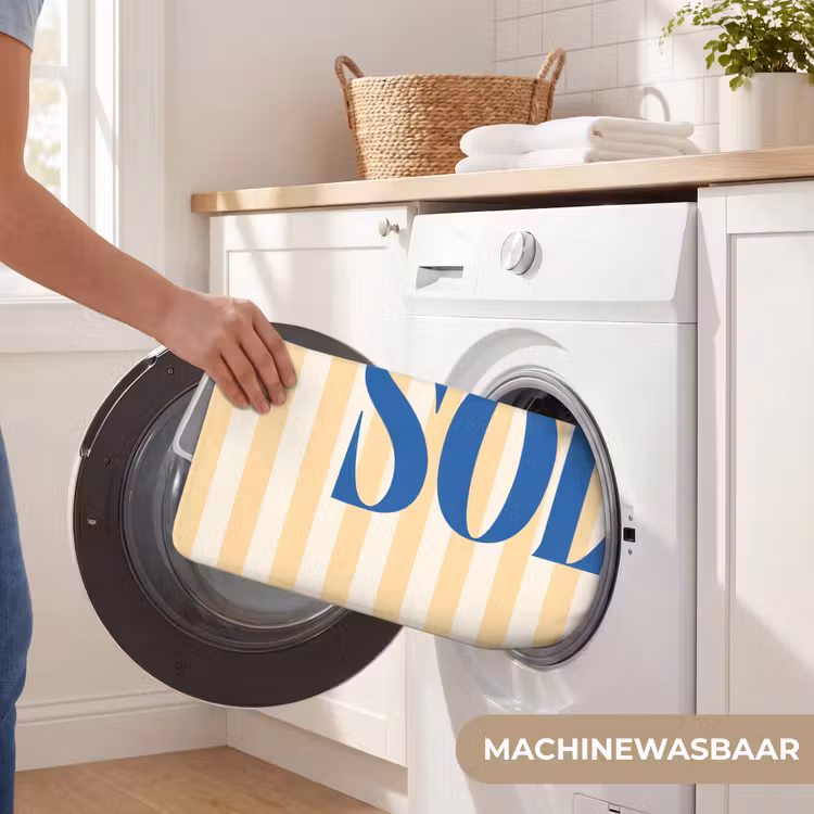 WC Mat - Blauw - Geel - Strepen - Sol — 5