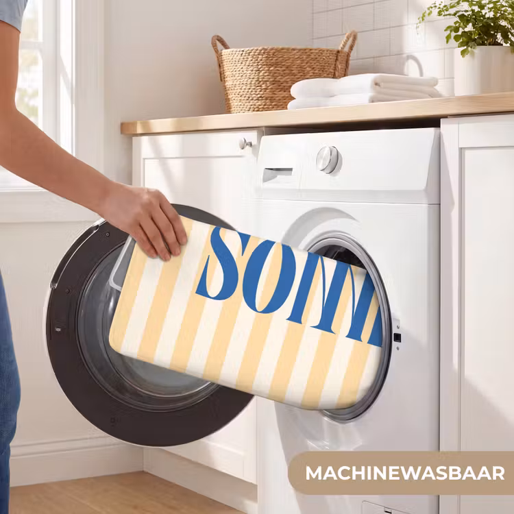 WC Mat - Blauw - Geel - Strepen - Sonne — 5