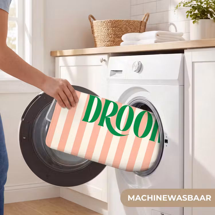 WC Mat - Zachtroze - Groen - Strepen - Droom — 5