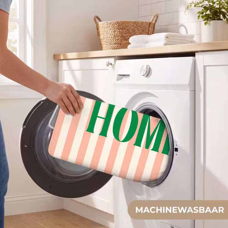 WC Mat - Zachtroze - Groen - Strepen - Home — 5