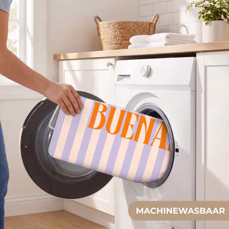 WC Mat - Lila - Oranje - Strepen - Buenas — 5