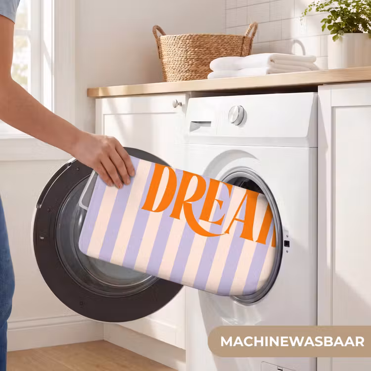 WC Mat - Lila - Oranje - Strepen - Dream — 5