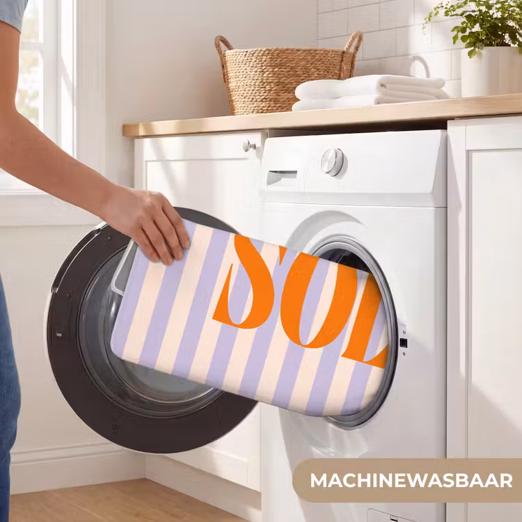 WC Mat - Lila - Oranje - Strepen - Sol — 5
