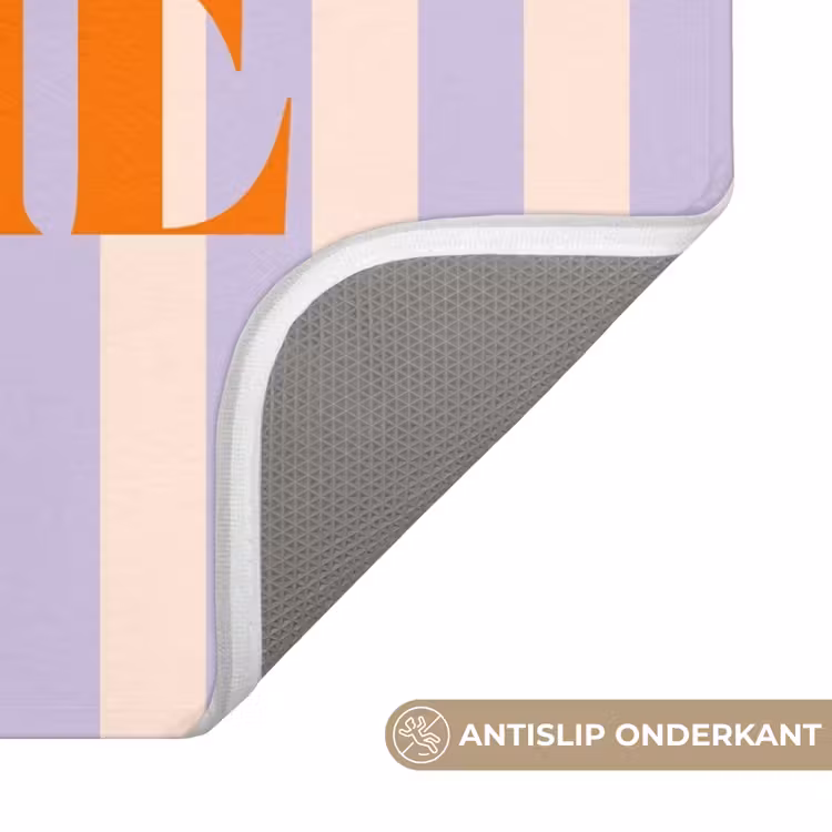 WC Mat - Lila - Oranje - Strepen - Sonne — 3