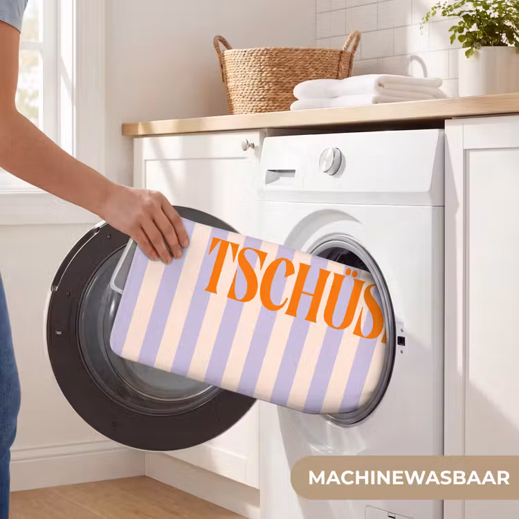 WC Mat - Lila - Oranje - Strepen - Tschüss — 5