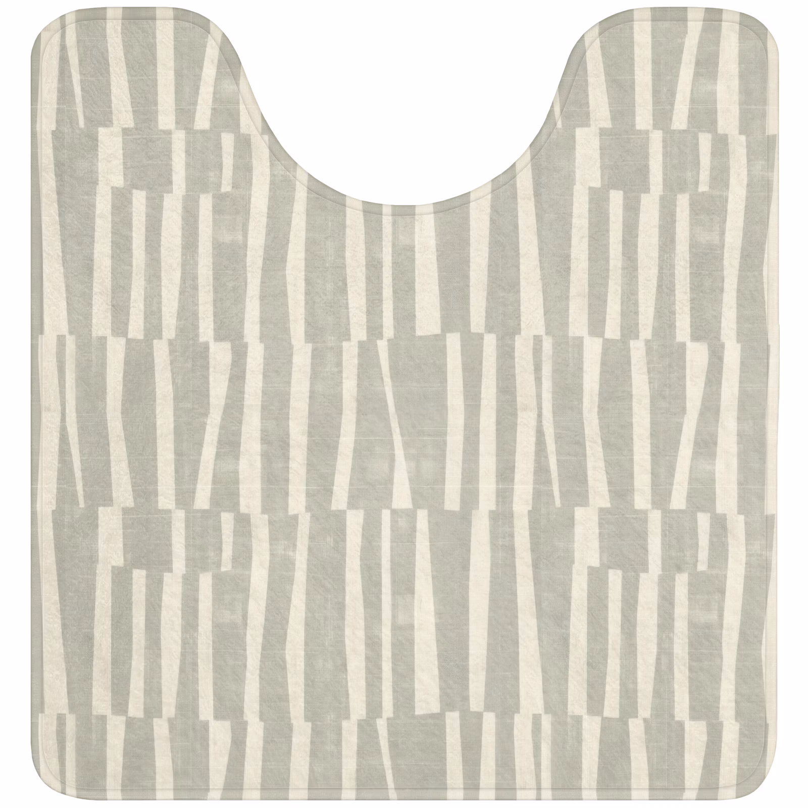 WC Mat - Saliegroen - Strepen - Geometrisch - Textuur - Patroon — 1