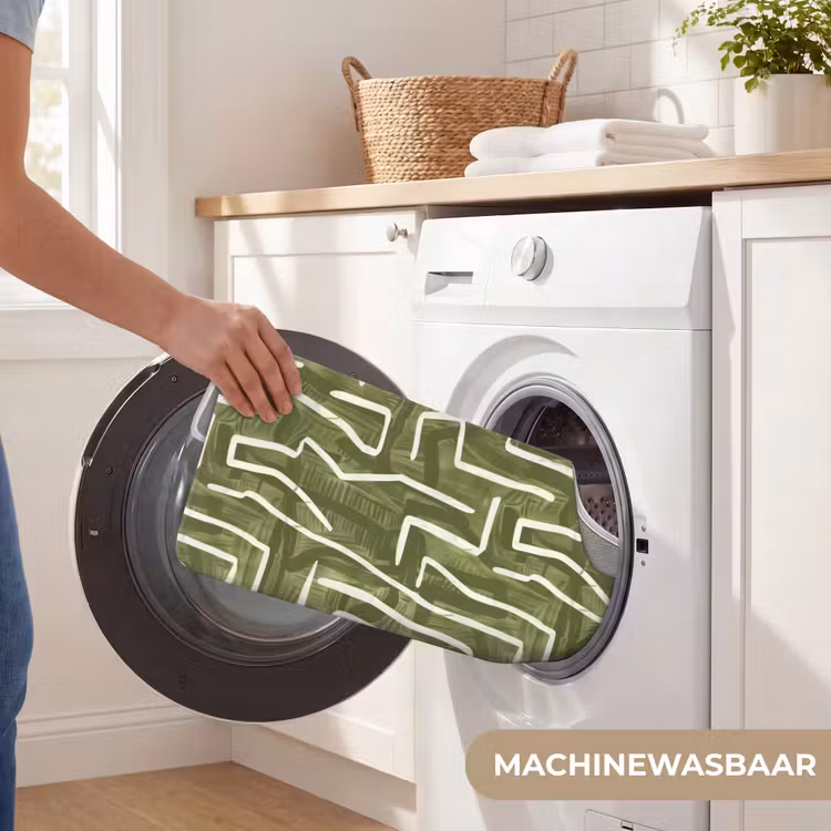 WC Mat - Groen - Abstract - Penseelstreken - Patroon — 6