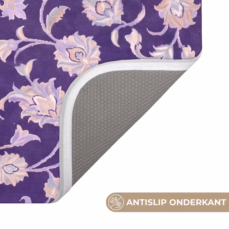 WC Mat - Patroon - Medallion - Oosters - Paars - Decoratie — 4
