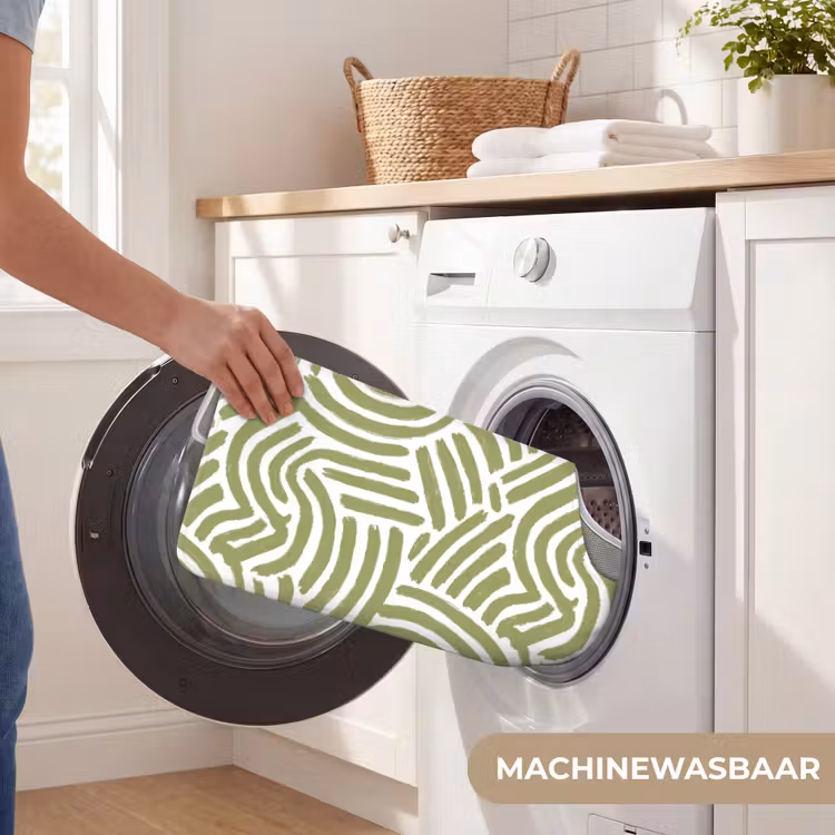 WC Mat - Saliegroen - Abstract - Bogen - Handgetekend - Patroon — 6