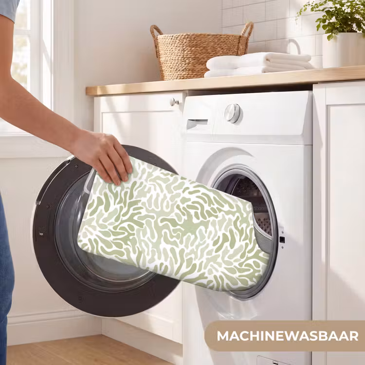 WC Mat - Saliegroen - Abstract - Organisch - Koraal - Patroon — 6