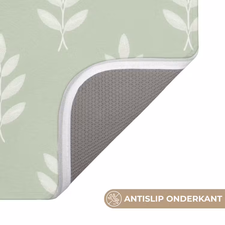 WC Mat - Saliegroen - Botanisch - Takjes - Minimalistisch - Patroon — 4