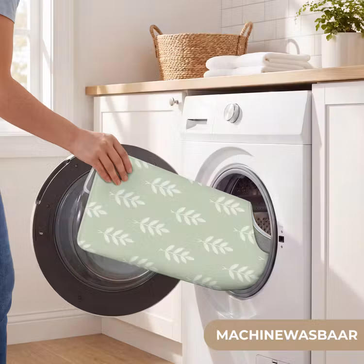 WC Mat - Saliegroen - Botanisch - Takjes - Minimalistisch - Patroon — 6