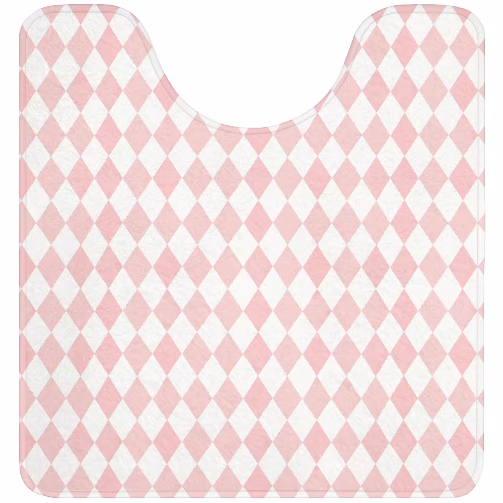 WC Mat - Lichtroze - Ruiten - Geometrisch - Patroon — 1