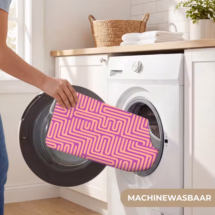 WC Mat - Patroon - Lijnen - Abstract - Modern - Paars — 6
