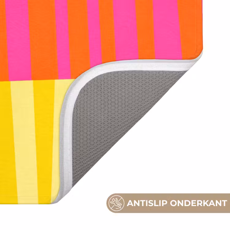 WC Mat - Patroon - Strepen - Abstract - Modern - Kleurrijk — 4
