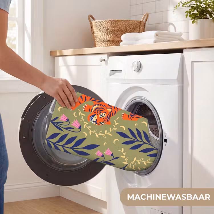 WC Mat - Tijger - Bladeren - Dieren - Illustratie - Oranje — 6