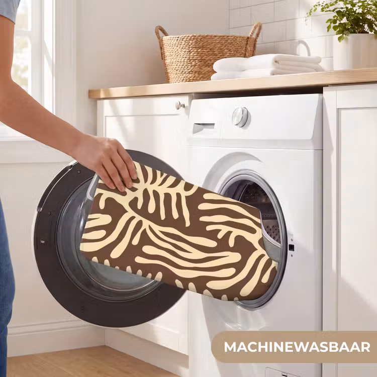 WC Mat - Bruin - Koraal - Expressief - Patroon — 6