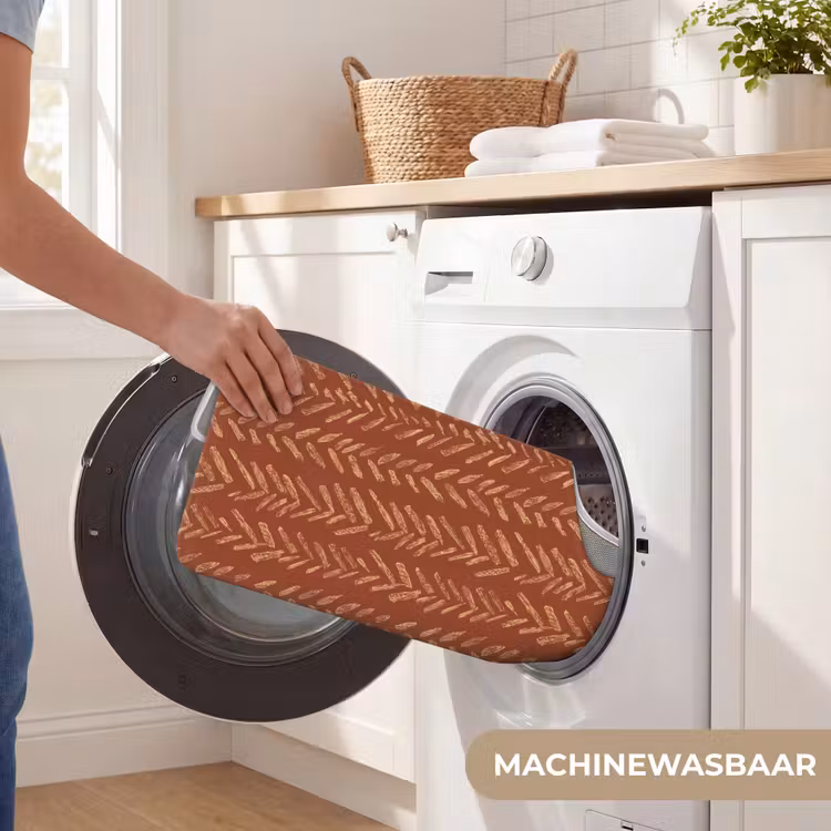 WC Mat - Terracotta - Visgraat - Ambachtelijk - Patroon — 6