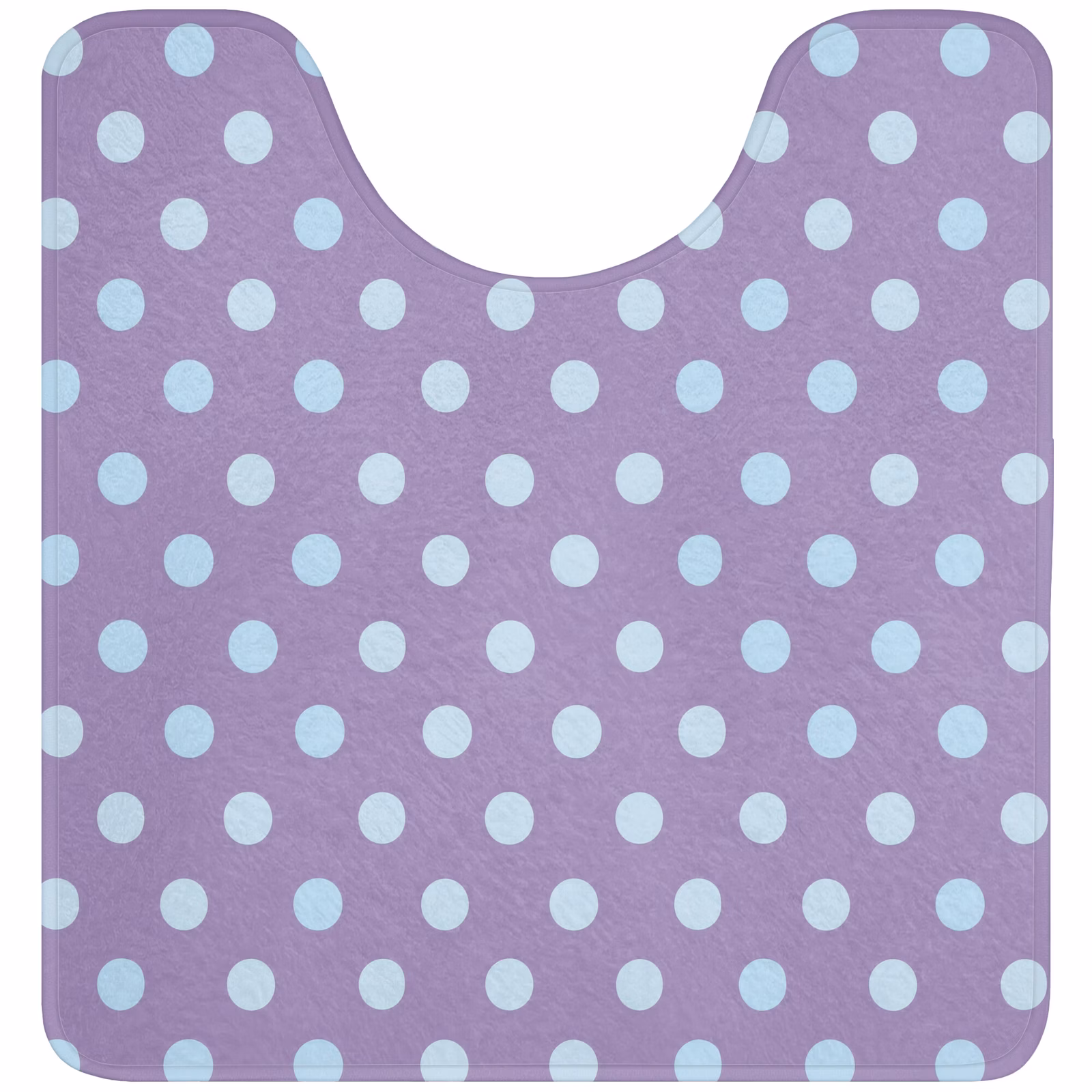 WC Mat - Paars - Blauw - Geometrisch - Stippen - Polka Dot - Patroon — 1