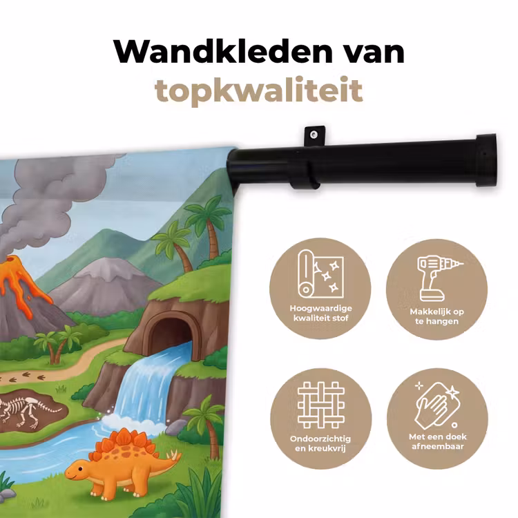 Wandkleed - Vulkaan - Lava - Prehistorie — 3