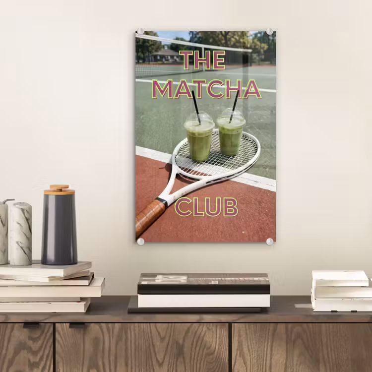 Glas schilderij - Matcha Club - Tennis - Matcha — 2
