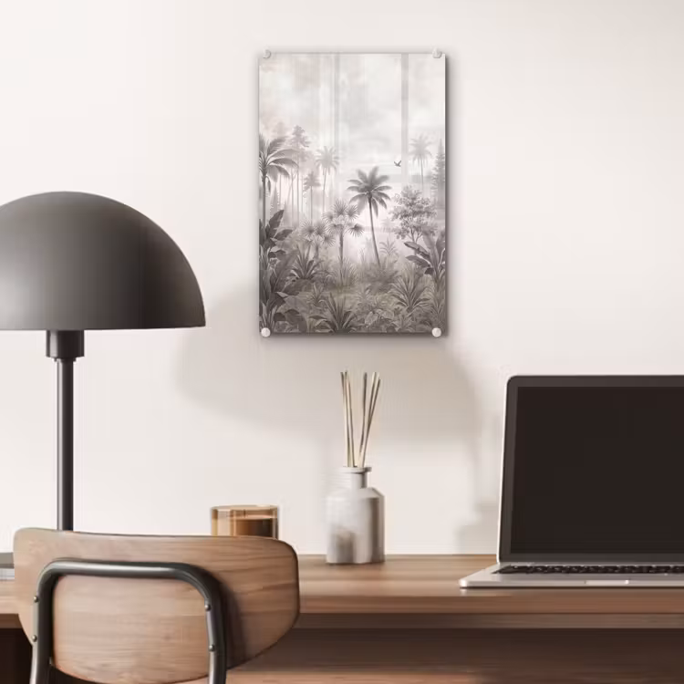 Glas schilderij - Jungle - Palmbomen - Natuur — 7