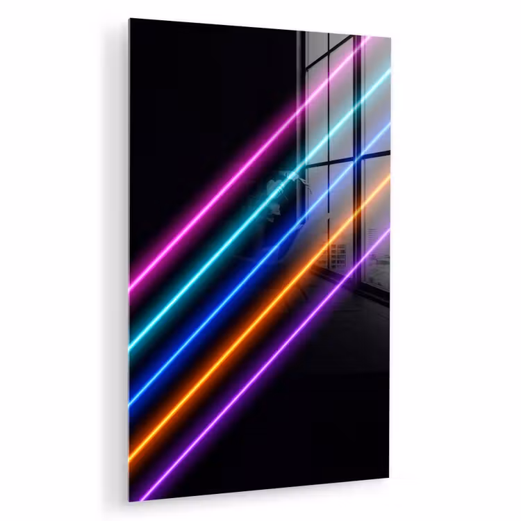 Glas schilderij - Esthetiek - Retro - Neon — 1