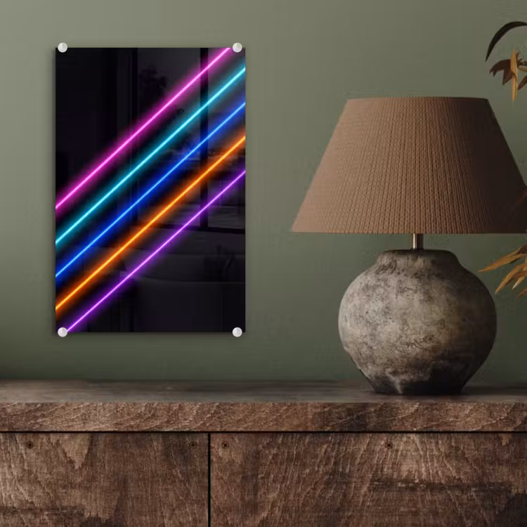 Glas schilderij - Esthetiek - Retro - Neon — 4