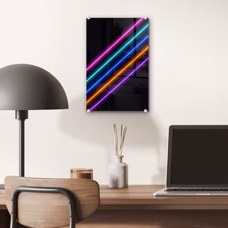 Glas schilderij - Esthetiek - Retro - Neon — 7