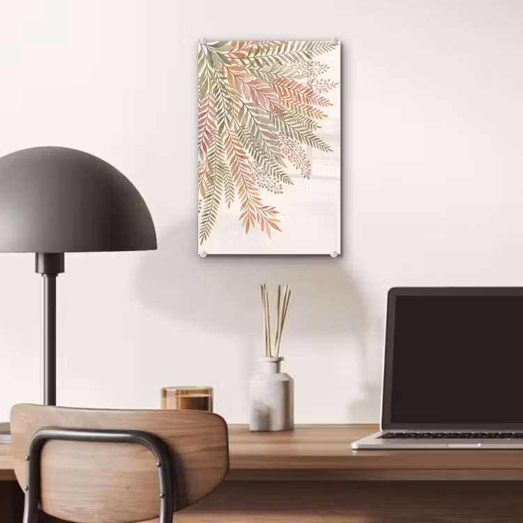 Glas schilderij - Botanisch - Aquarel - Kleurrijk — 7