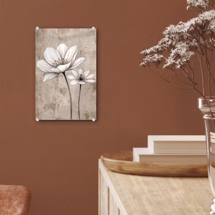 Glas schilderij - Modern - Design - Wit — 6